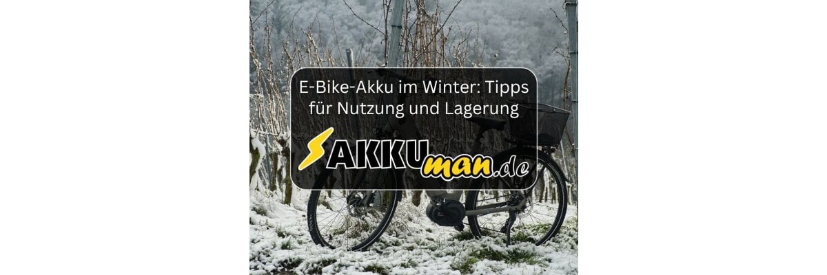 E-Bike-Akku im Winter - Tipps für Nutzung und Lagerung - E-Bike-Akku im Winter - Tipps für Nutzung und Lagerung
