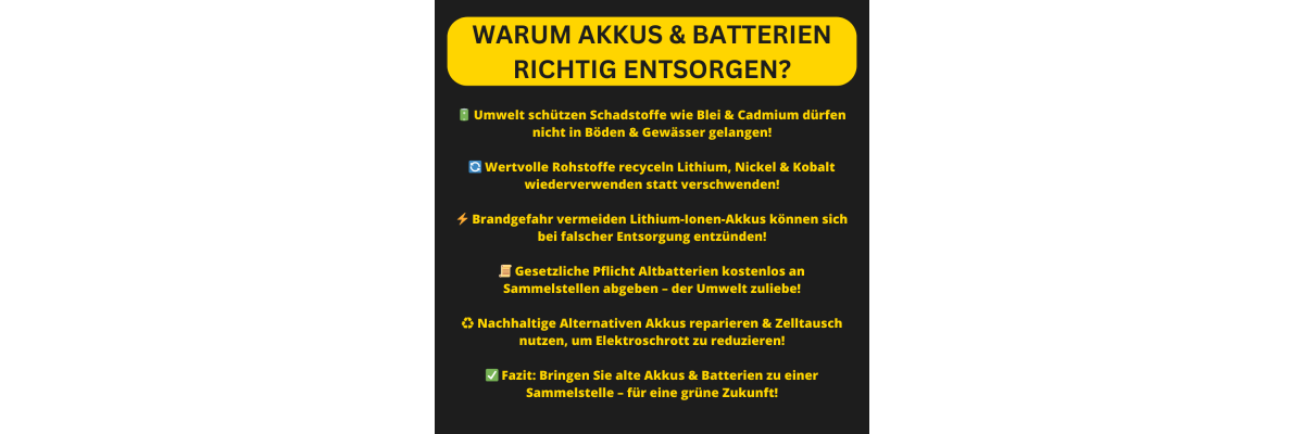 Akkus und Batterien richtig entsorgen♻️  So klappts! - Akkus und Batterien richtig entsorgen - So klappts! | Akkuman Blog