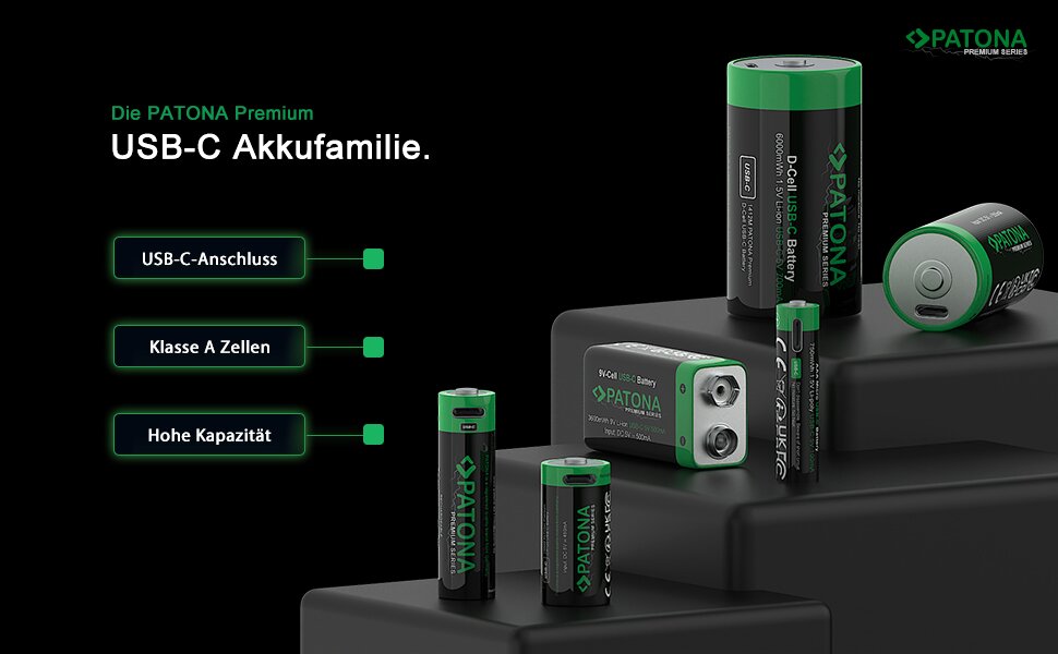 USB-C Akkufamilie