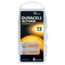 Duracell Hörgerätebatterie Activair 13 Zinc Air...