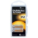 Duracell Hörgerätebatterie Activair 312 Zinc...