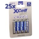 100x XTREME Lithium Batterie AA Mignon FR6 L91 XCell 4er...