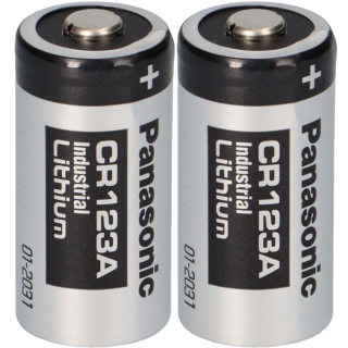 2x Panasonic 3V CR123A DL123A Batterien  CR17345 Ultra Lithium Foto Bulk