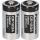 2x Panasonic 3V CR123A DL123A Batterien  CR17345 Ultra Lithium Foto Bulk