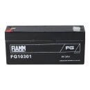 Fiamm Blei-Akku FG10301 6V 3000mAh Pb Faston 4,8mm