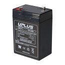4x Uplus Akku 6V 4.5Ah Batterie Blei US6-4,5 wartungsfrei