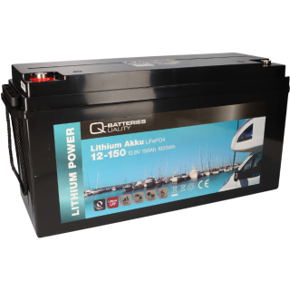 Q-Batteries Lithium Akku 12-150 12,8V 150Ah 1920Wh LiFePO4