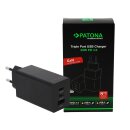 PATONA Premium GaN PD65W Adapter 2xUSB-C 1xUSB-A PD3.0