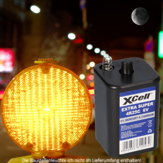 XCell 4R25 6V Blockbatterie 9,5Ah Zink-Kohle (lose), Spezialbatterien, Akkus & Batterien