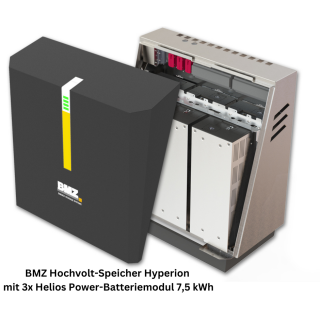 BMZ Hochvolt-Speicher Hyperion mit 3x Helios Power-Batteriemodul 7,5 kWh