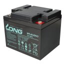 Kung Long WPL40-12NV0 12V 40Ah Pb Batterie Bleigel AGM