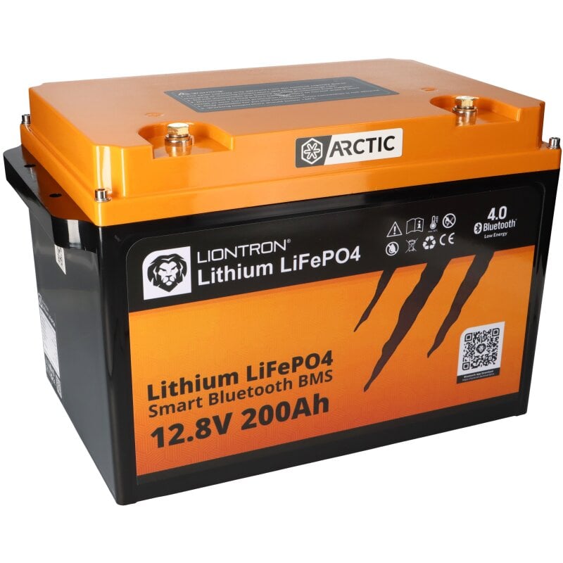 LIONTRON LiFePO4 12,8V 200Ah LX Arctic BMS mit Bluetooth 0% MwSt