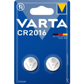 Varta Knopfzelle Lithium Coin CR2016 2er Blister