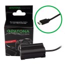 PATONA Premium USB-C Input Akku-Adapter für Nikon Z5 Z6