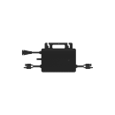 Balkonkraftwerk Set 870Wp 2xTrina Solar Modul HMS-800W-2T Wechselrichter Bifazial 0% MwSt nach §12 Abs. 3 UstG