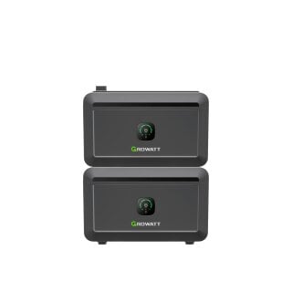 2x GROWATT NOAH 2000 PLUG & PLAY SPEICHER FÜR BALKONKRAFTWERK neu