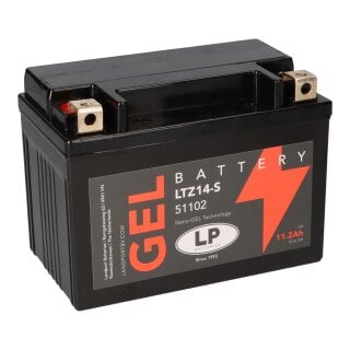 Batterie 12V 11,2Ah für Motorrad Startbatterie MG LTZ14-S