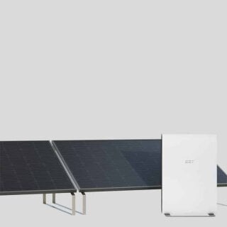 EET Balkonkraftwerk Solmate Flachdach 2x PV-Panel + Speicher 1,44kWh