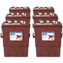 6x Trojan L16E-AC 6V 370Ah Deep Cycle Traktionsbatterie...