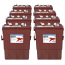 8x Trojan L16E-AC 6V 370Ah Deep Cycle Traktionsbatterie...