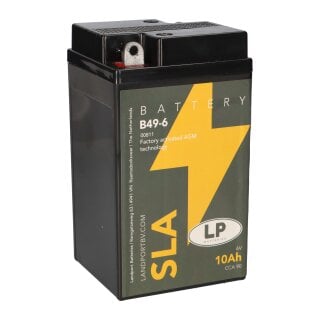 Batterie AGM SLA 6V 10Ah für Motorrad Startbatterie MS B49-6