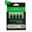 20x PATONA Premium USB-C AAA Akkus Lithium 1.5V 750mWh (5x 4er Blister)