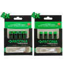 32x PATONA Premium USB-C AAA und AA Akkus Lithium (8x 4er Blister)