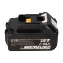 2x 18V Akku passend für Makita Akku 18V 8Ah BL1860  BL1850 BL1850B BL1860 BL1860B BL1840B BL1840 BL1830 BL1835 BL1845 194204-5 LXT-400