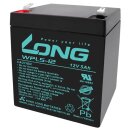 Kung Long Blei Akku WPL5-12 12V 5Ah 6,3mm Faston Longlife