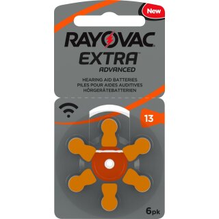 Rayovac Hörgerätebatterie Zinc Air, 13, 1.4V