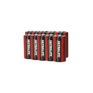 10x Ultralife Batterie UA-CR123A 3V 1.6Ah 2/3A Li-MnO2 2/3A