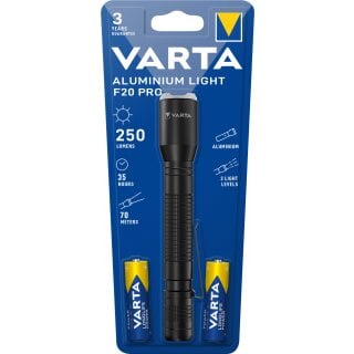 Varta LED Aluminium Light Taschenlampe 250lm