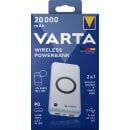 Varta Akku Powerbank, 3,7V 20.000mAh Wireless