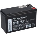 B-Ware Q-Batteries 12LS-7.2 F1 12V 7,2Ah Blei-Vlies-Akku...