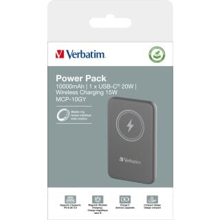 Verbatim Powerbank, 10.000mAh, MCP-10GN