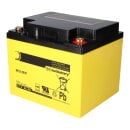 Ersatzakku passend für Brandmeldezentrale Bosch FPP-5000 2 x AGM Batterie 12V 40Ah mit VdS