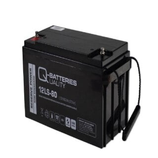 USV-Akku Q-Batteries 216V-Anlage 18 x 12LS-80 für Sicherheitsbeleuchtung Inkl. Zubehör