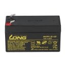 B-Ware Kung Long WP1.2-12 12V 1,2Ah AGM Batterie Blei wartungsfrei VdS battery