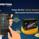 Technische Detailansicht der 50Ah Lithium Batterie...