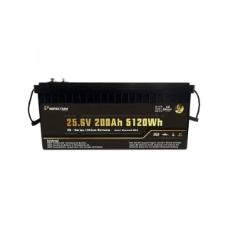 25.6V 200Ah Lithium Batterie mit Smart BMS und Bluetooth