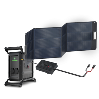 BMZ Solar-Set 200W mit BMZ POWER2GO WORK