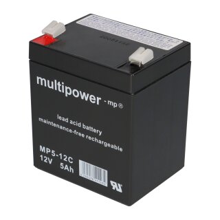 Multipower Blei-Akku AGM MP5-12C 12V 5Ah Zyklenfest kaufen