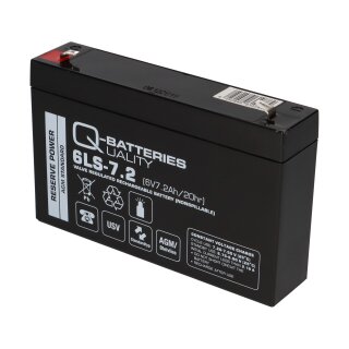 Batterie Q-battery 6LS-12 6V 12Ah AGM