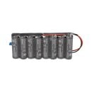 eneloop Akkupack 9,6V/2500 mAh - F1x8 passend f. Futaba Empfängerkab Zelle AA, HR-3UWX-4BP