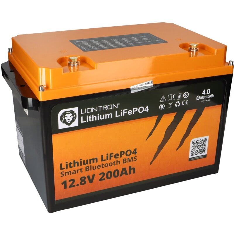 LIONTRON LiFePO4 12,8V 200Ah LX Smart BMS mit Bluetooth Ersatz für AGM-  oder Gel-Batterien
