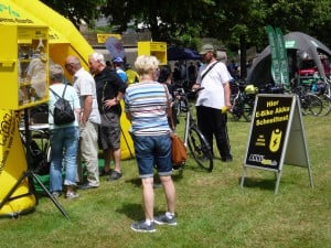 Akkuman prüft beim Sattelfest eBike Akkus ob eine Akku Reparatur notwendig ist